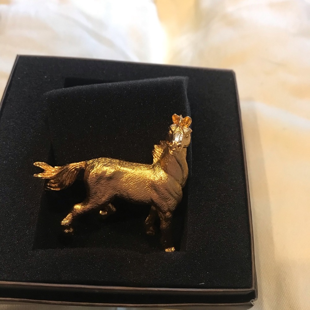 24k little gold Horse Figurine by Risis